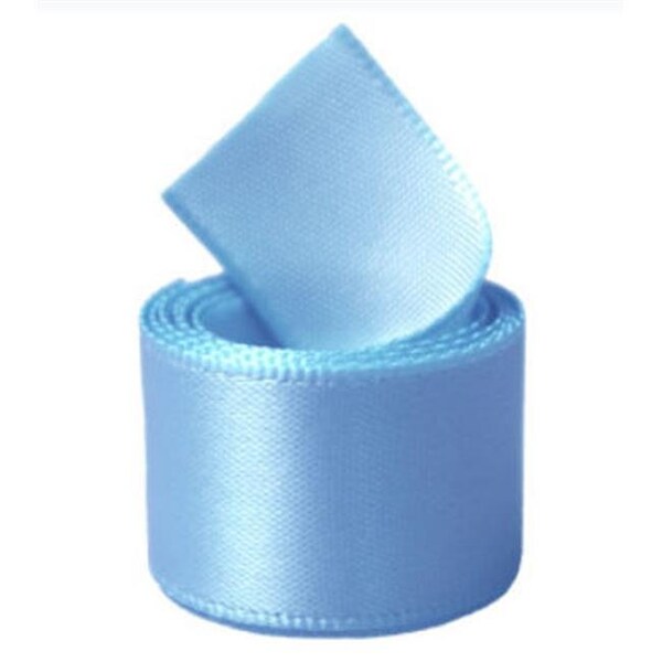 Papilion R07430538031150YD 1.5 in. Single-Face Satin Ribbon 50 Yards - Blue Mist R07430538031150YD - main